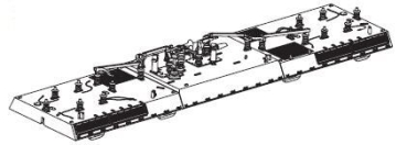 TT Piko Ersatzteile PRI Elektrolokomotive EU46 Vectron, Cargounit, 4A, Ep.VI, Dach mit Lüftergitter, etc...............
