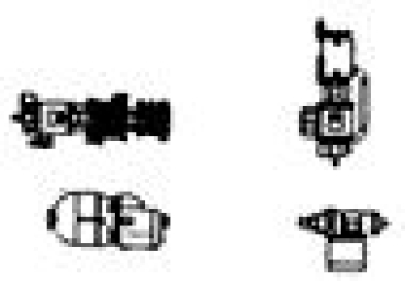 H0 Piko Ersatzteile D DR Dampflokomotive BR 94 2087, E, Ep.III, Set Pumpen, etc............