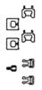 H0 Piko Ersatzteile D DR Dampflokomotive BR 94 2087, E, Ep.III, Set Treppen, etc................