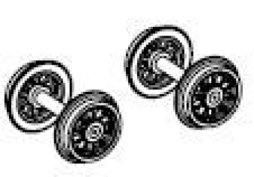 H0 Piko Ersatzteile PL PKP Dampflokomotive BR Oko1, ( BR 78  ... ), 2C2, Ep.III, Radsatz Vorläufer, St.2, AC, etc............