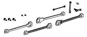 H0 Piko Ersatzteile D DR Dampflokomotive BR 78 1427- 0, 2C2, Ep.IV, Kuppelstangen, etc.............