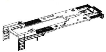 H0 Piko Ersatzteile D DR Dampflokomotive BR 83 1027- 8, 1D2, Ep.IV, Umlaufblech mit Leuchteinsätzen, etc............