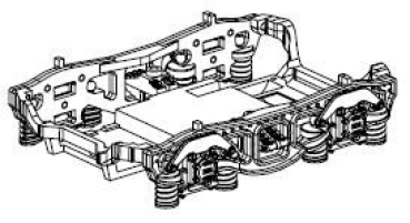 H0 Piko Ersatzteile D DB Dampflokomotive BR 03 088- 2, 2C1, Ep.IV, Drehgestellblende, etc............