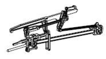 H0 Piko Ersatzteile D DB Dampflokomotive BR 03 088- 2, 2C1, Ep.IV, Steuerung links komplett, etc............