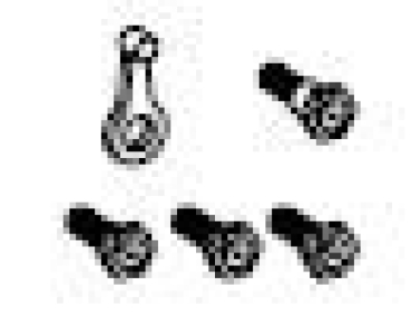 H0 Piko Ersatzteile D DB Dampflokomotive BR 03 088- 2, 2C1, Ep.IV, Kurbelbolzen, etc............ -