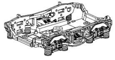 H0 Piko Ersatzteile PL PKP Dampflokomotive BR Pm2, ( BR 03 ... ), 2C1, Ep.IV, Drehgestellblende AC Schleifer, etc............ -