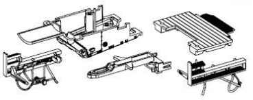 H0 Piko Ersatzteile D DRG Dampflokomotive BR 03 070, 2C1, Ep.II, Führerhausstufen, Aschekasten, Führerhausboden, etc........... -