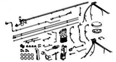 H0 Piko Ersatzteile D DR Dampflokomotive BR 62 008, 2C2, Ep.III, Anbauteile Kessel, etc........... ...............