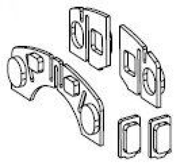 H0 Piko Ersatzteile D DB Dampflokomotive BR 91 1595, 1C, Ep.III, Fenster, etc............