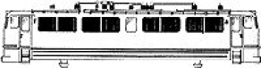 H0 Piko Ersatzteile D DR Elektrolokomotive E 11 012, Bo´Bo´, Ep.III, Grün, Gehäuse vollständig ohne Stromabnehmer, etc............... -
