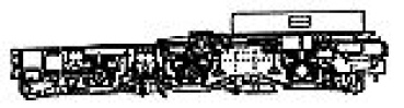 H0 Piko Ersatzteile D DB Elektrolokomotive E 93 11, Co´Co´, Ep.III, grün, Drehgestellblende vorne vollständig aufg., etc...........