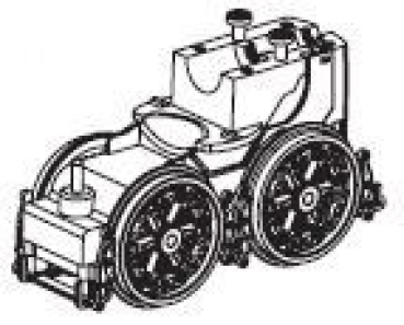 H0 Piko Ersatzteile A ÖBB Elektrolokomotive BR 1018 ..., Ep.IV, L= 194mm, Getriebebox AC, etc.........