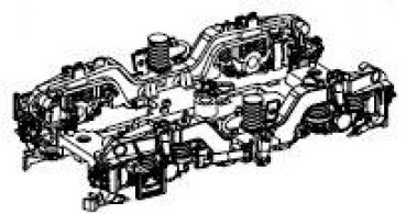 H0 Piko Ersatzteile D PRI Elektro- Diesellokomotive BR 248 ..., " Duck mode ", 4A, Ep.VI, Drehgestell komplett für AC Schleifer, etc.........