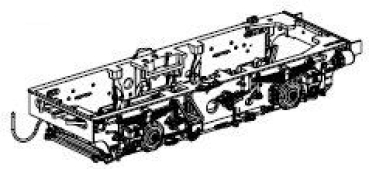 H0 Piko Ersatzteile D DB Elektrolokomotive E 44 001, Ep.IV, grün, Drehgestell vorne komplett, etc.........