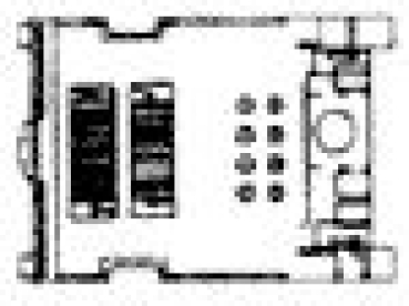 H0 Piko Ersatzteile D DB Elektrolokomotive E 63 08, Ep.III, Hauptplatine vollständig, etc...................