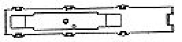 H0 Piko Ersatzteile D DB Elektrolokomotive E 93 11, Co´Co´, Ep.III, grün, Getriebeboden Mittelschleifer, etc.....................
