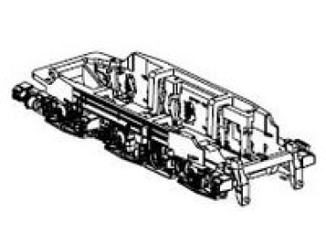 H0 Piko Ersatzteile D DB Elektrolokomotive BR 151 043- 7, Co´Co, Ep.IV, grün, Drehgestell 1, etc.....................