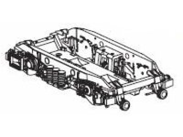 H0 Piko Ersatzteile D DB Elektrolokomotive BR 120 005- 4, Bo´Bo, Ep.IV, beige- rot, Drehgestell, vorne komplett, etc.....................
