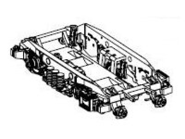 H0 Piko Ersatzteile D DB Elektrolokomotive BR 120 004- 7, Bo´Bo, Ep.IV, beige- rot, Drehgestell, vorne komplett DC, etc..................