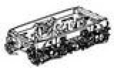 H0 Piko Ersatzteile CD Skoda Elektrolokomotive BR 340 062- 9, 4A, Ep.VI, Drehgestell hinten, komplett, etc............