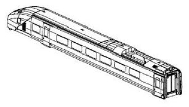 H0 Piko Ersatzteile D DB Elektro ICE BR 412, 4A, Ep.VI, Gehäuse komplett, etc............