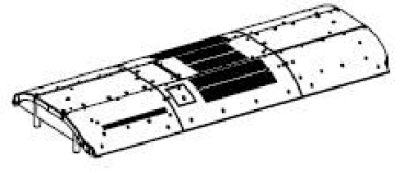 H0 Piko Ersatzteile D DB Elektro ICE BR 412, 4A, Ep.VI, Abdeckung Klimaanlage Wagen, etc............