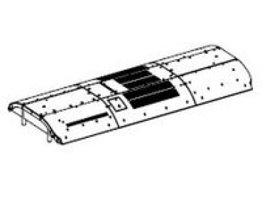 H0 Piko Ersatzteile D DB Elektro ICE BR 412, 4A, Ep.VI, Abdeckung Klimaanlage Wagen, etc............