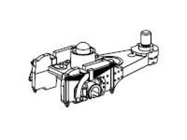 H0 Piko Ersatzteile D DB Elektrolokomotive E 32 12, 1´C1´, Ep.III, grün, Drehgestell vorne, komplett, Ansatzschraube, etc............