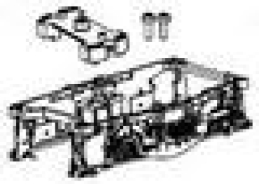 H0 Piko Ersatzteile Hu MAV Elektrolokomotive V 43 1282, 4A, Ep.VI, Blau, Drehgestell, komplett, etc............