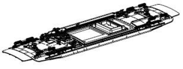 H0 Piko Ersatzteile D DB Elektrolokomotive E 94 013, Co´Co´, Ep.III, grün, Gehäusedach, komplett, etc...........