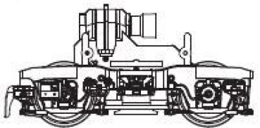 H0 Piko Ersatzteile D DB Elektrolokomotive E 41 074, Ep.III, Bo´Bo´, grün, Getriebe, vorne komplett AC, etc...............
