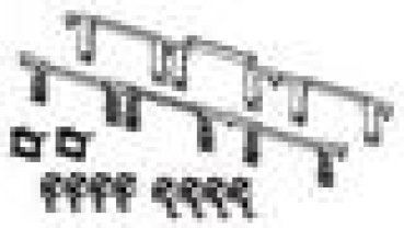 H0 Piko Ersatzteile D DB Elektrolokomotive E 50 001, 6A, Ep.III, grün, Kleinteile Drehgestell, hinten, etc........