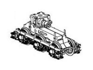 H0 Piko Ersatzteile A ÖBB Elektrolokomotive BR 1110, 6A, Ep.III, grün, Getriebe rechts, komplett, AC, etc......