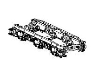 H0 Piko Ersatzteile A ÖBB Elektrolokomotive BR 1110, 6A, Ep.III, grün, Drehgestell mit Kleinteilen, rechts, etc......