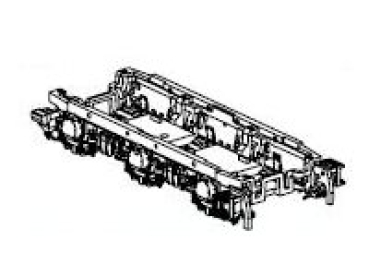 H0 Piko Ersatzteile A ÖBB Elektrolokomotive BR 1110, 6A, Ep.III, grün, Drehgestell mit Kleinteilen, links, etc......