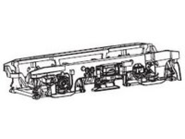 H0 Piko Ersatzteile D DB Elektrolokomotive E 10 418, Ep.III, 4A, grün, Drehgestell mit Kleinteile, vorne, etc...........................
