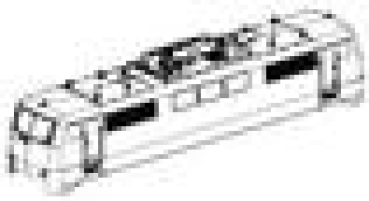 H0 Piko Ersatzteile D DB Elektrolokomotive BR 111 180- 6, 4A, Ep.V, orientrot, Gehäuse komplett, ohne Stromabnehmer, etc.............
