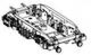 H0 Piko Ersatzteile D DB Elektrolokomotive BR 752 003- 4, 4A, Ep.VI, Drehgestell, hinten komplett, DC, etc........