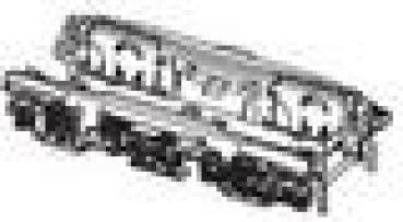 H0 Piko Ersatzteile D DB Elektrolokomotive BR 110 143- 5, 4A, Ep.V, orientrot, mit Latz, Drehgestell mit Kleinteilen, vorne DC, etc........