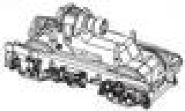 H0 Piko Ersatzteile D DB Elektrolokomotive BR 115 448- 3, 4A, Ep.V, verkehrsrot, Getriebe hinten komplett, AC, etc......
