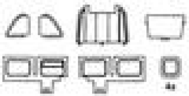 H0 Piko Ersatzteile D DB IC- Dieseltriebwagen Regioswinger VT 612.4   481-2, 4A, Ep.V, Fenster, etc................