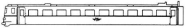 H0 Piko Ersatzteile A ÖBB Dieseltriebwagen " Blauer Blitz ", 5045.06, 4A, 2teilig, Wagenkasten VS dekoriert, etc......