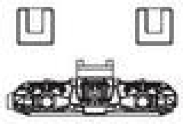 H0 Piko Ersatzteile D DB Diesellokomotive BR 218 296- 2, 4A, rot, Drehgestellblende+ Halteplatte, etc...............
