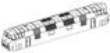 H0 Piko Ersatzteile D DR Diesellokomotive V 180 203, 4A, Ep.III, 2farbig, Gehäuse, dekoriert, etc....... -