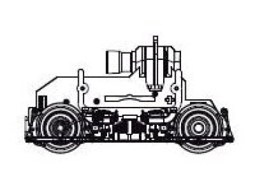 H0 Piko Ersatzteile D DB Diesellokomotive V 200.121, 4A, Ep.III, 2farbig, Getriebe mit Drehgestell  2 DC, Federpaket, etc.....