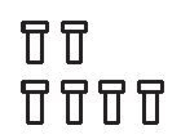 TT Piko Ersatzteile D DB Elektrotriebwagen Talent 2, BR 442, 4A, Schraubensatz 6teilig, etc..........................