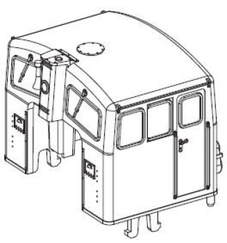 TT Piko Ersatzteile D DR Diesellokomotive V 15, 2A, Ep.III, blau, Führerhaus, komplett, etc.................