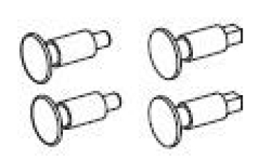 TT Piko Ersatzteile D DR Diesellokomotive V 15, 2A, Ep.IV, Puffer, 4teilig, etc.............