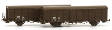 H0 D DR Güterwagen Set, Gehlmmss 696,  2x,  2A,  Ep.IV,  " Express "