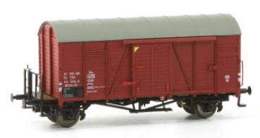 H0 CSD Güterwagen, " Oppeln ",  mit Bremserbühne, 2A, Ep.IV, braun